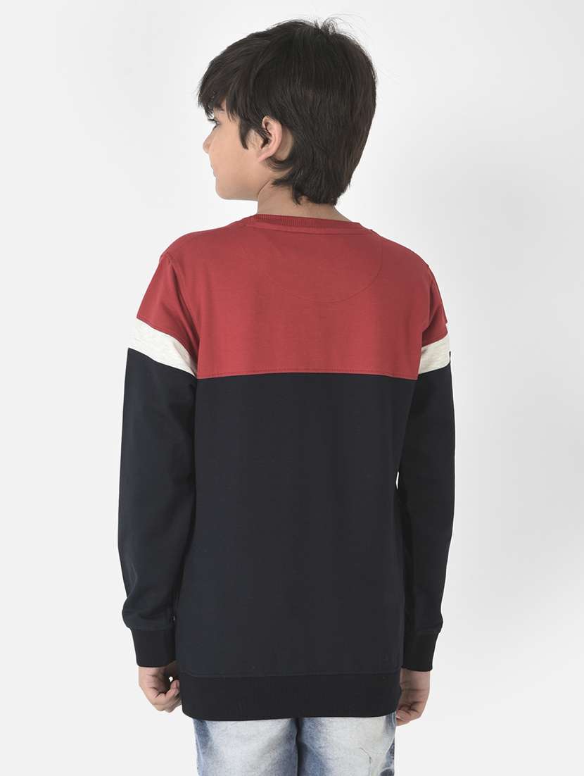 boys color block sweatshirt - 19164668 -  Standard Image - 3