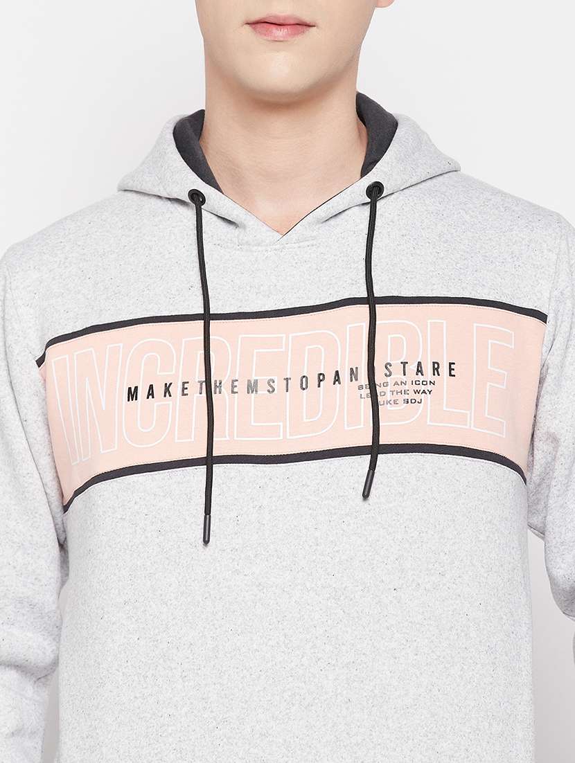  cotton blend chest print sweatshirt - 19164726 -  Standard Image - 5