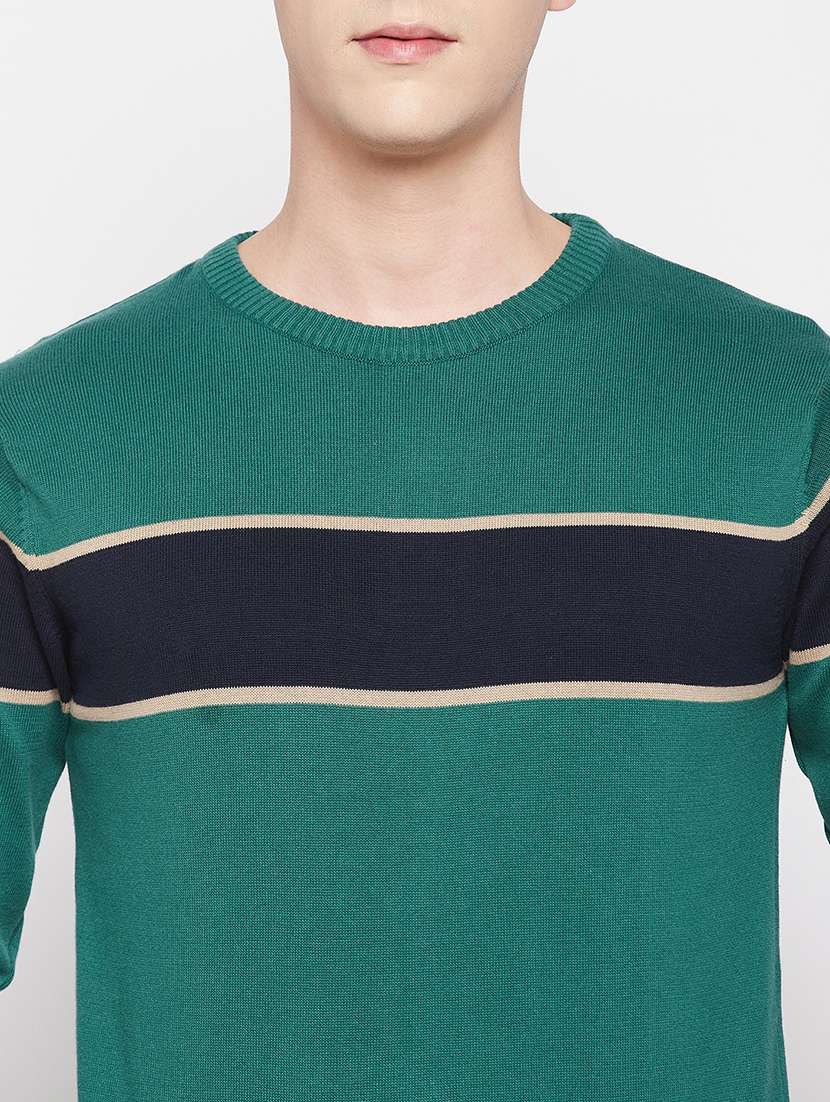 round neck solid pullover - 19164838 -  Standard Image - 5