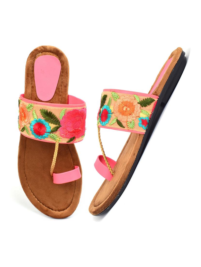 multi slip on flat sandal - 19165865 - Standard Image - 3