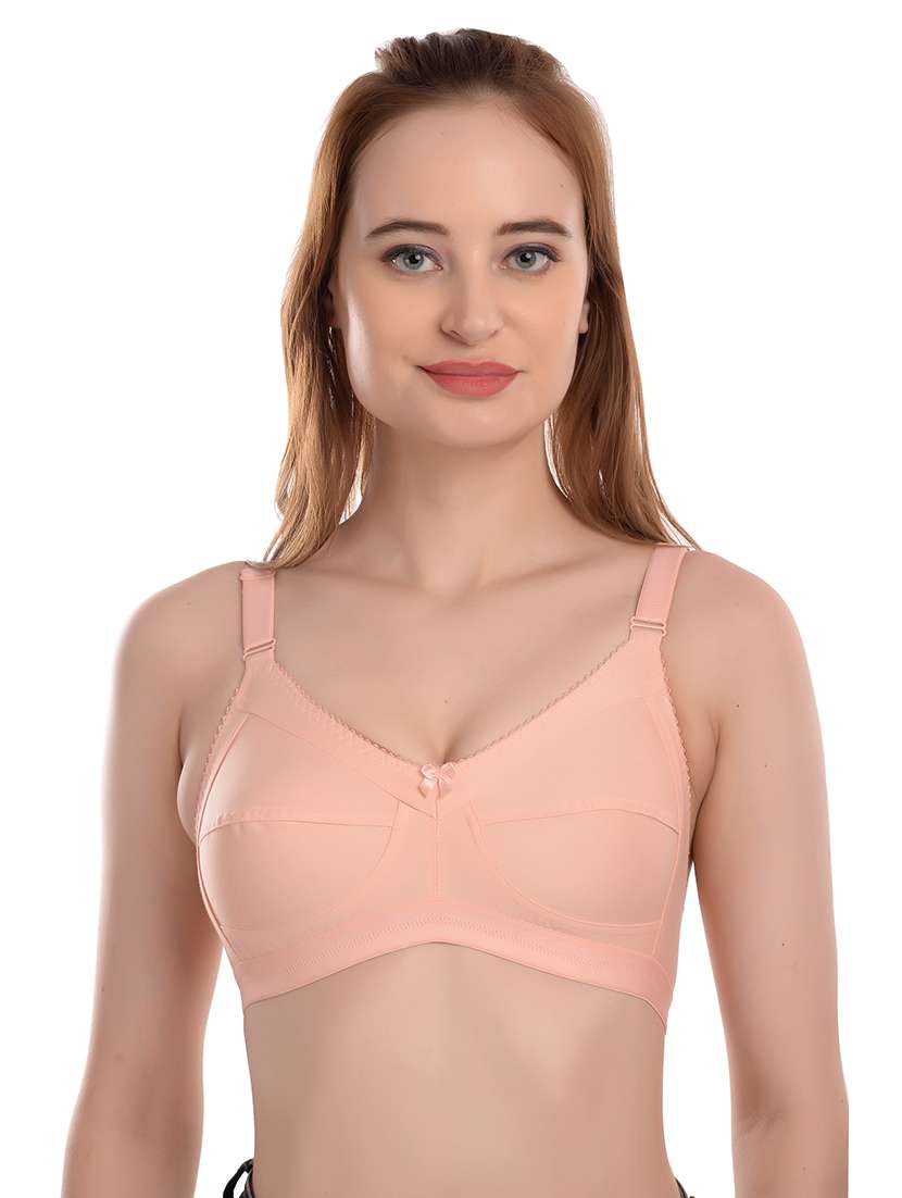 pack of 3 non padded regular bra - 19167467 -  Standard Image - 5