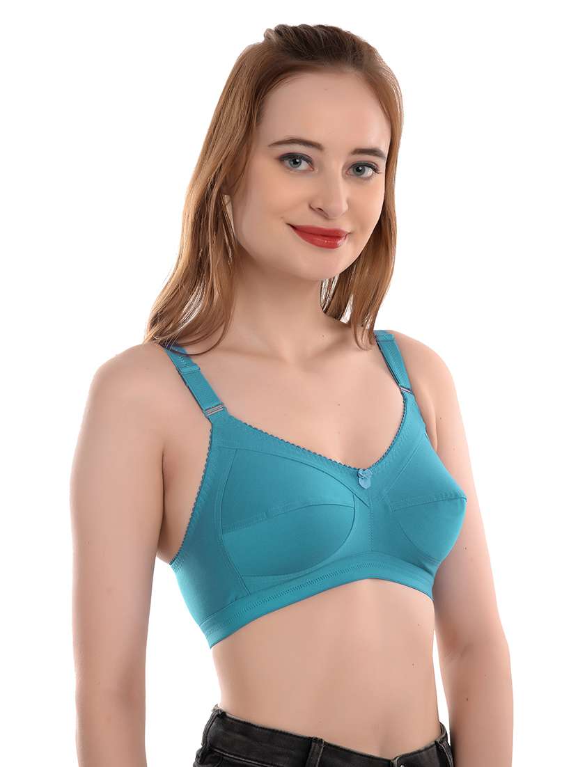 pack of 3 non padded regular bra - 19167468 -  Standard Image - 3