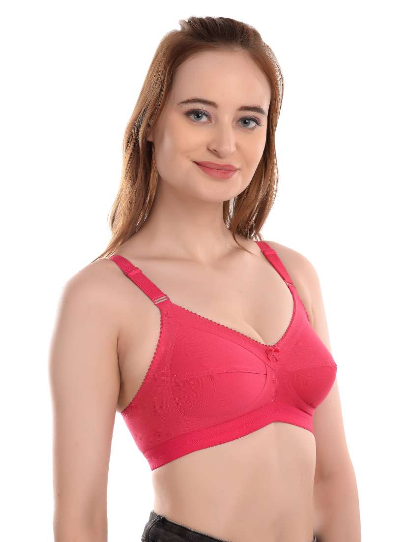 pack of 3 non padded regular bra  - 19167469 -  Standard Image - 3