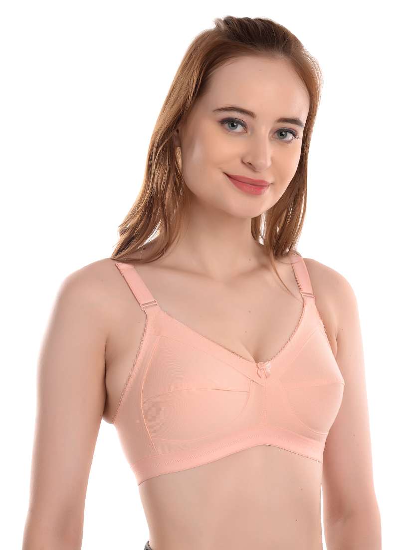 pack of 3 non padded regular bra  - 19167473 -  Standard Image - 3