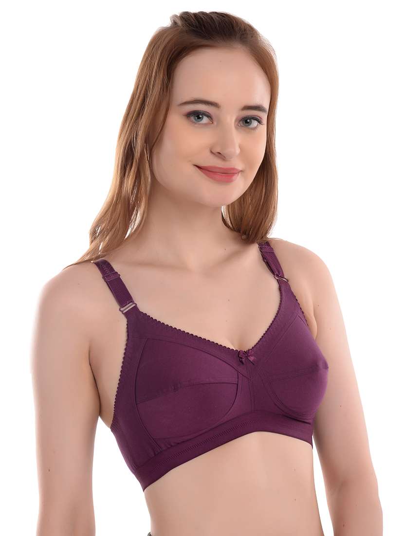 pack of 3 non padded regular bra  - 19167474 -  Standard Image - 3