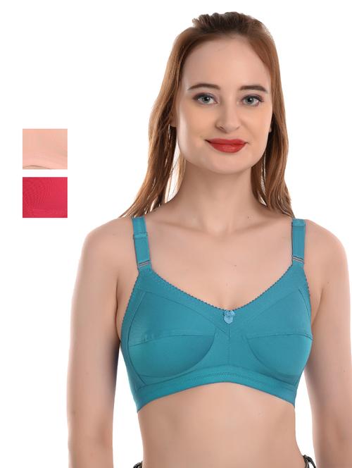 pack of 3 non padded regular bra - 19167478 - Standard Image - 0