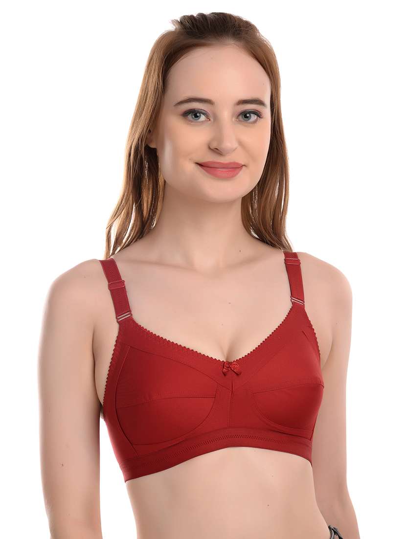 pack of 3 non padded regular bra  - 19167484 -  Standard Image - 5