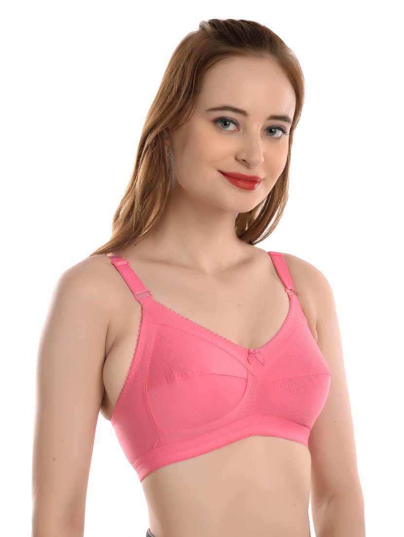pack of 3 non padded regular bra  - 19167486 -  Standard Image - 3