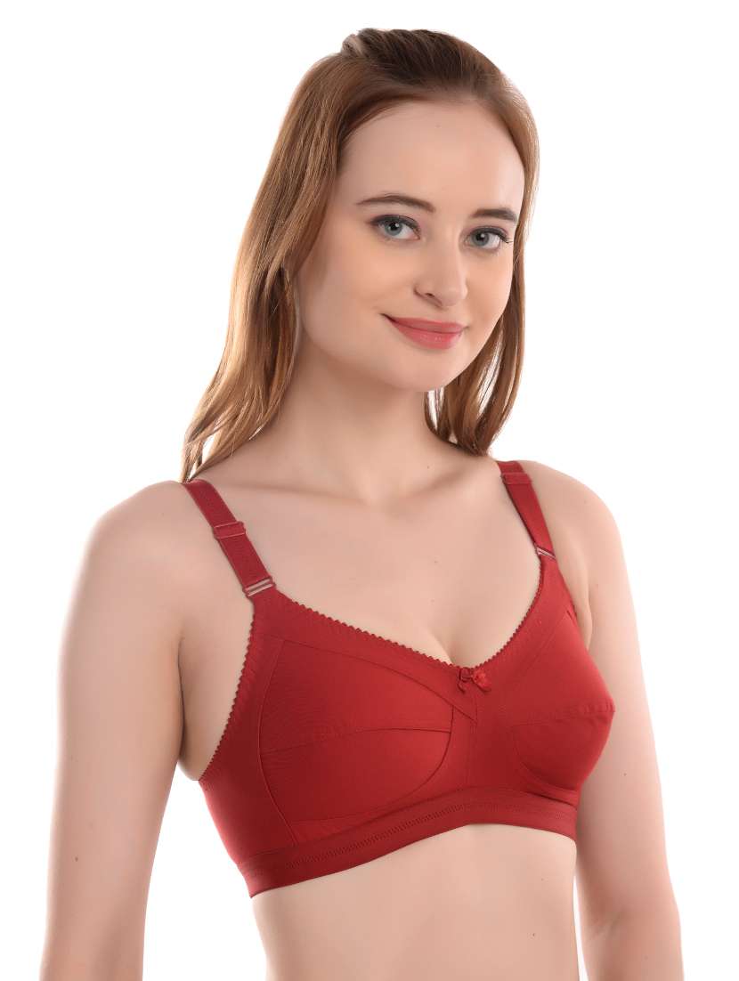 pack of 3 non padded regular bra  - 19167488 -  Standard Image - 3