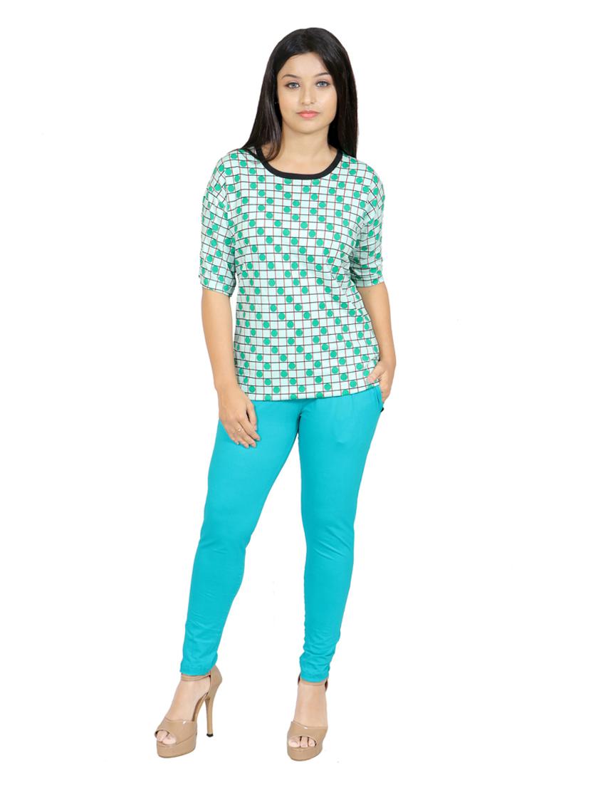 round neck printed nightwear set - 19167600 - Zoom Image - 0