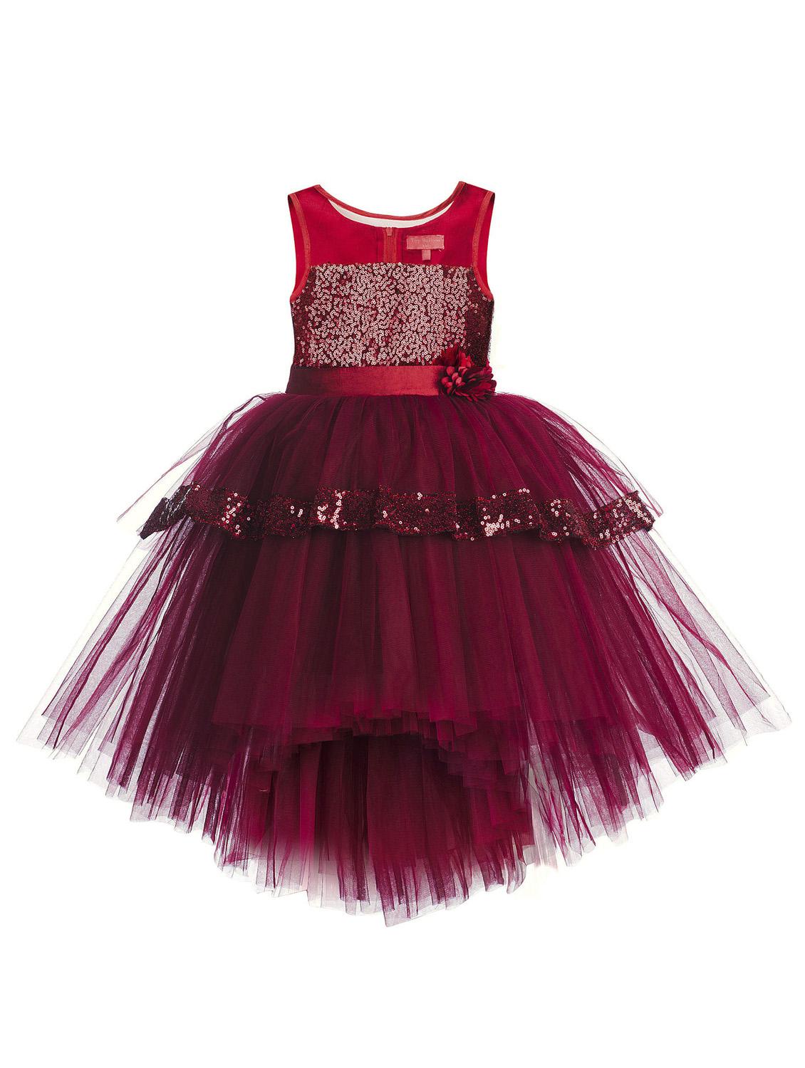 red coloured sequin frock - 19169056 - Zoom Image - 0