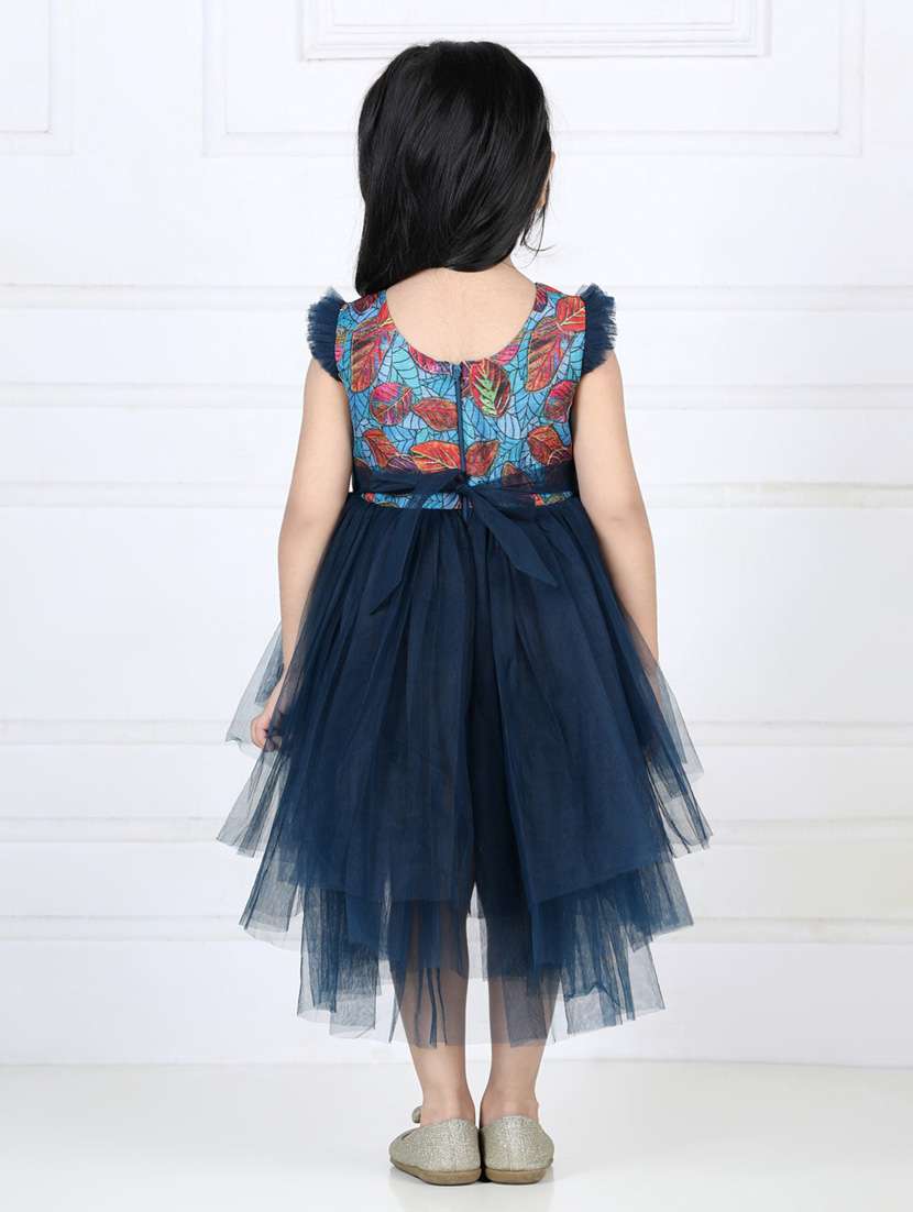 blue net frock - 19169136 - Standard Image - 3