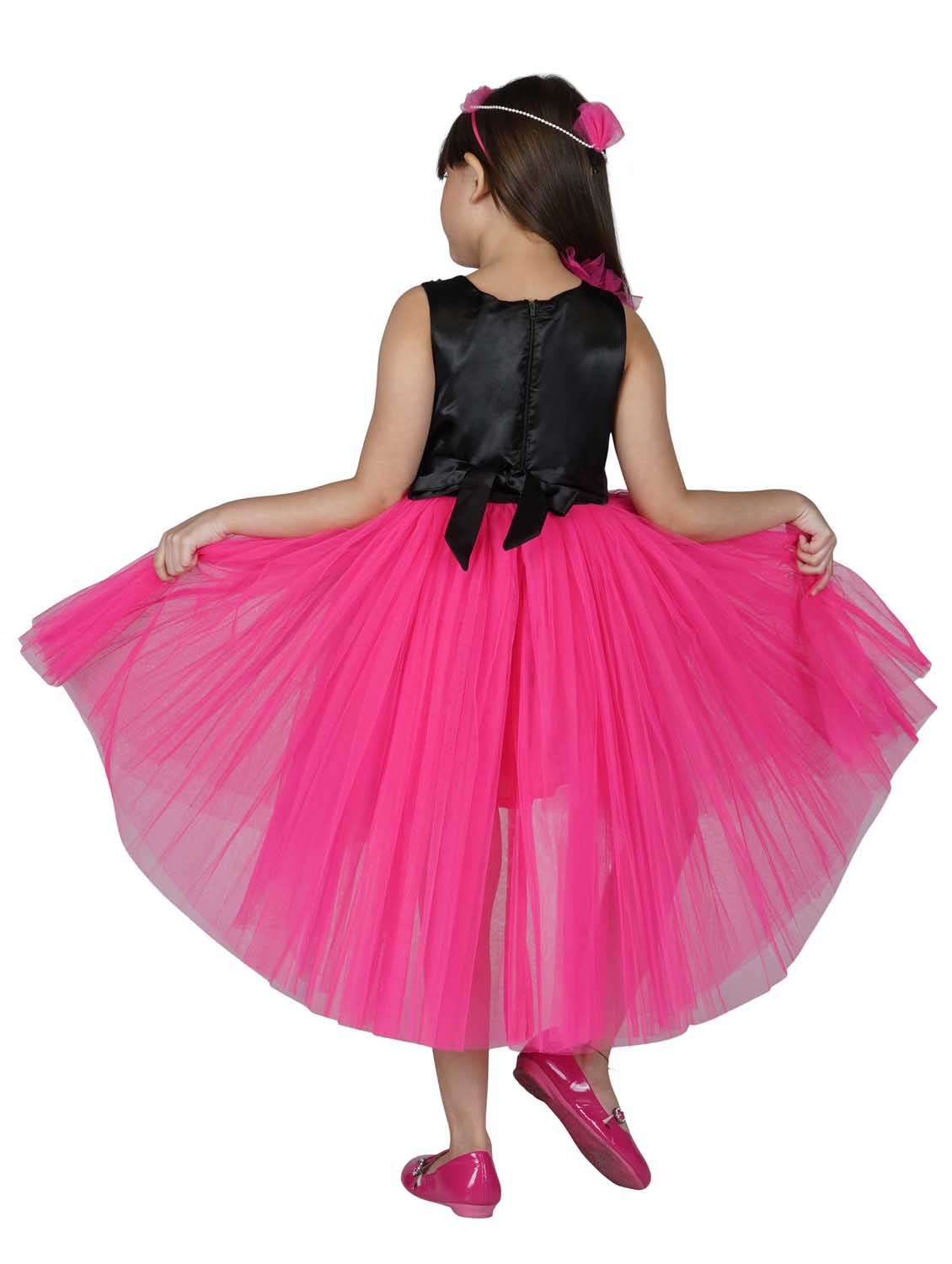pink net frock - 19169172 - Standard Image - 3