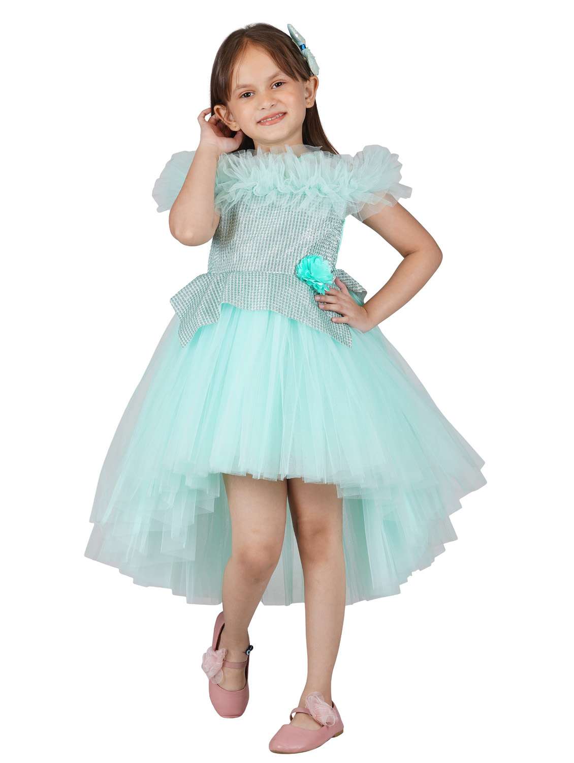 green net frock - 19169173 - Zoom Image - 0