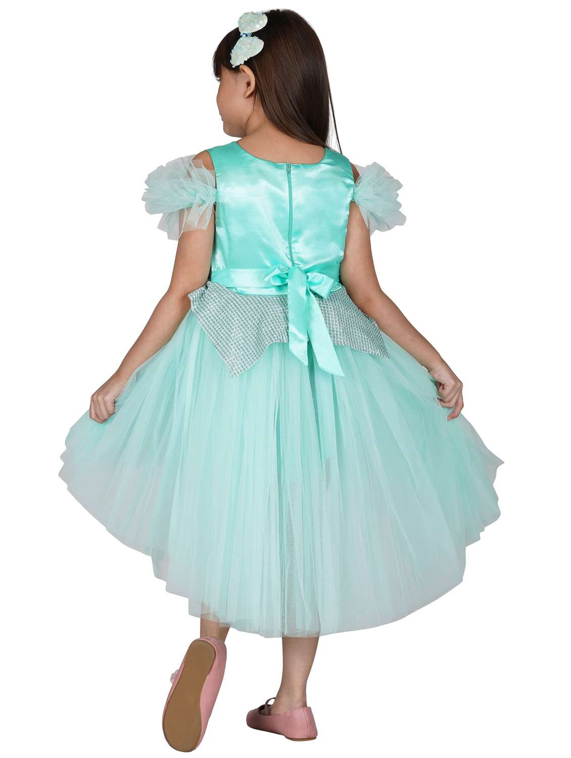 green net frock - 19169173 - Standard Image - 3