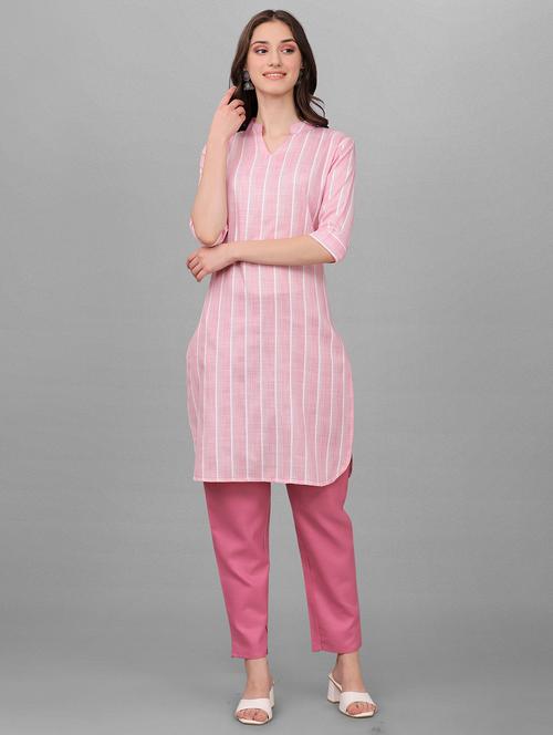 striped kurta pant set - 19169505 - Standard Image - 0