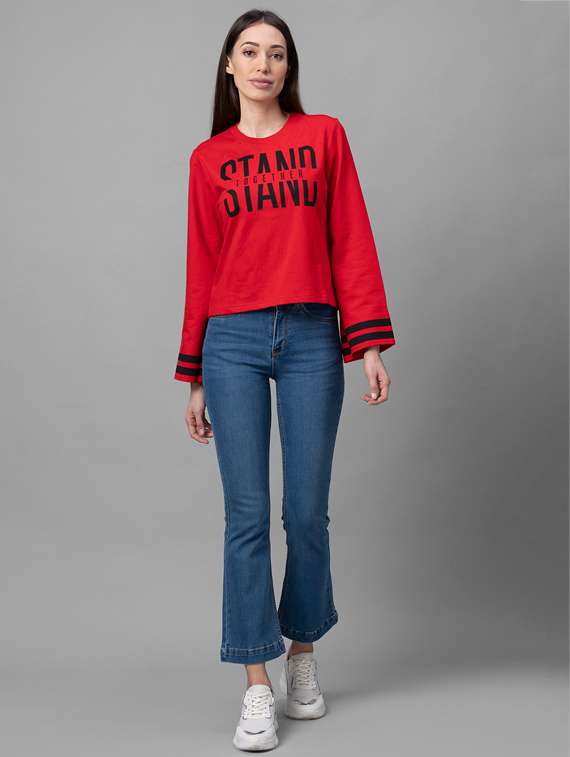 women's plain bootcut jeans - 19169675 -  Standard Image - 3