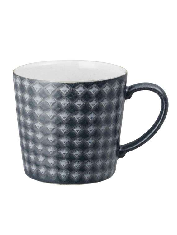 denby impression charcoal diamond large mug