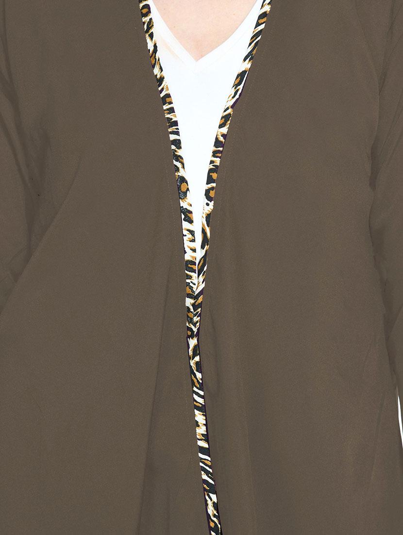 grey crepe shrug - 19171235 - Standard Image - 3