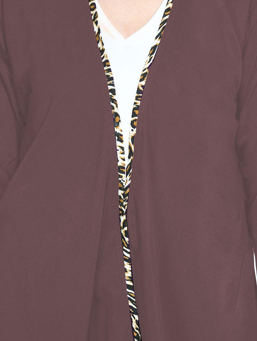 purple crepe regular shrug - 19171239 - Standard Image - 3
