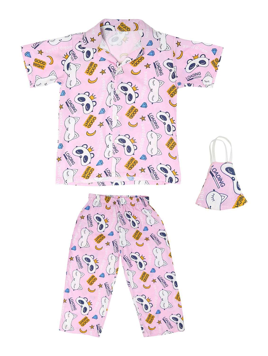 printed nightwear pyjama set - 19171441 -  Zoom Image - 0