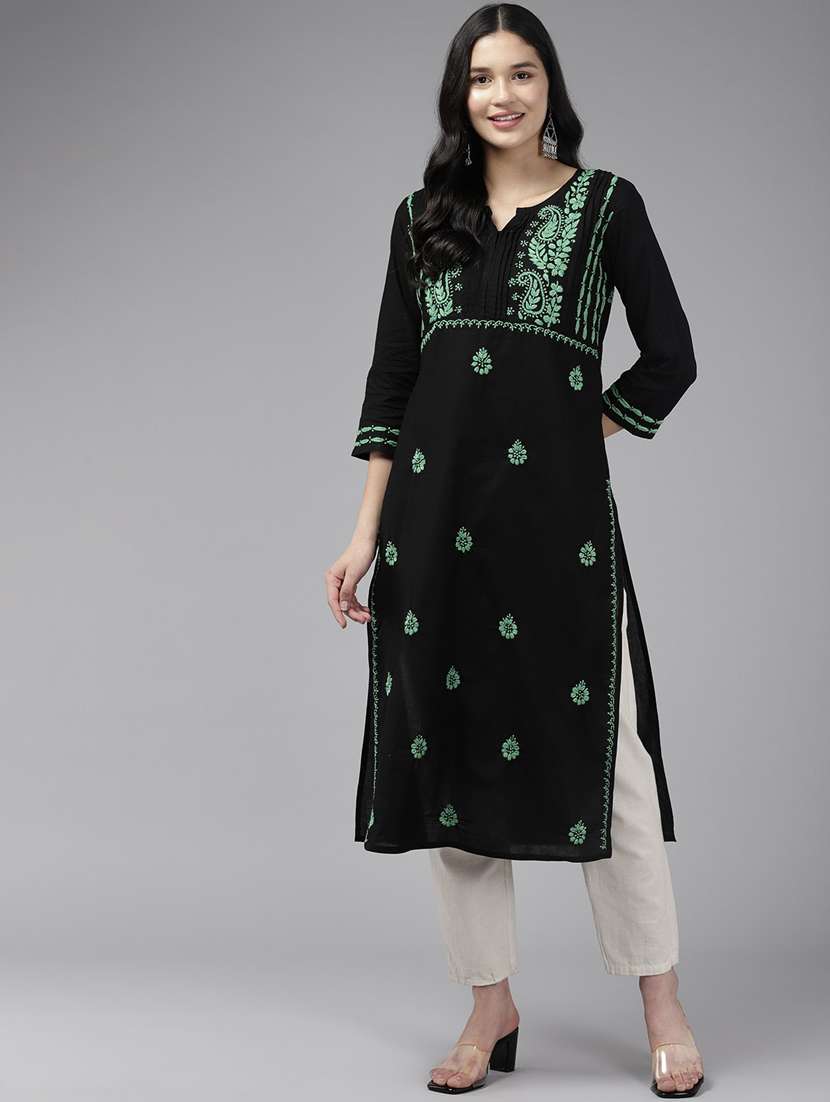 women's straight kurta - 19172066 - Standard Image - 3