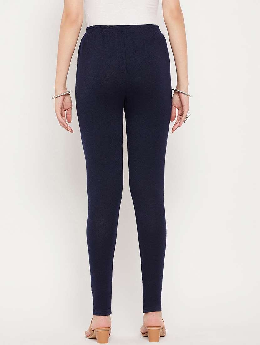 solids woolen legging - 19172135 - Standard Image - 3