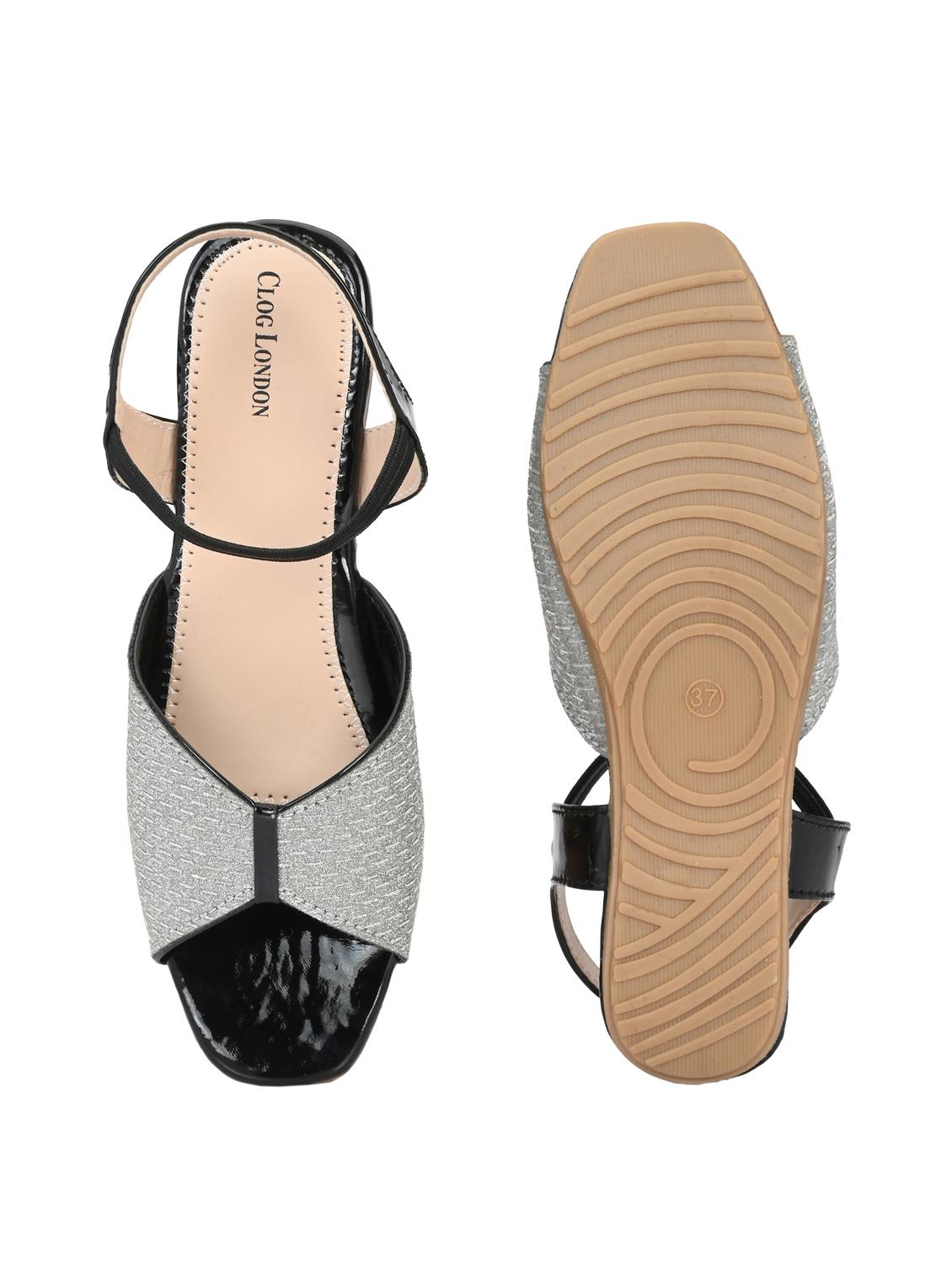 women solid back strap sandal - 19172138 - Standard Image - 5