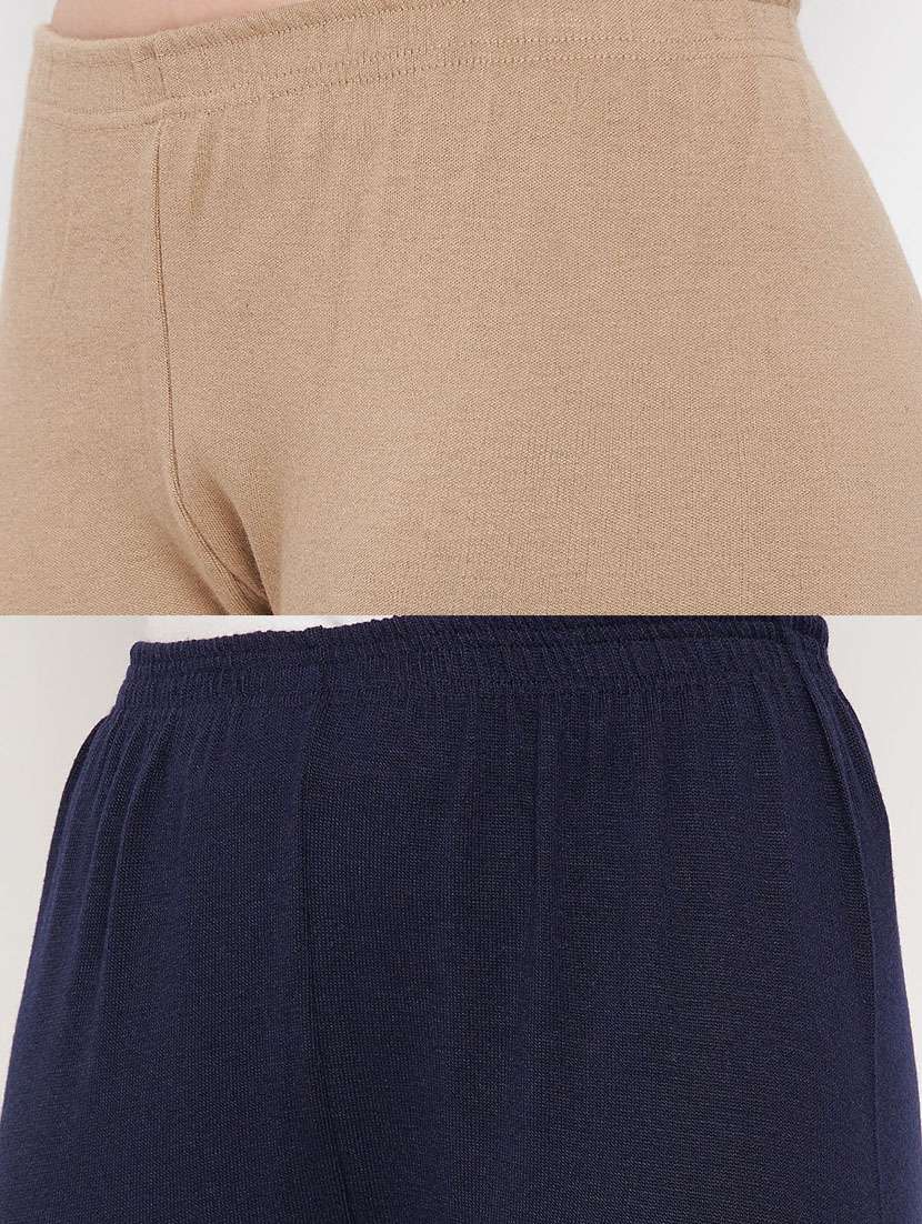 pack of 2 multi colored ankle length legging - 19172145 -  Standard Image - 5