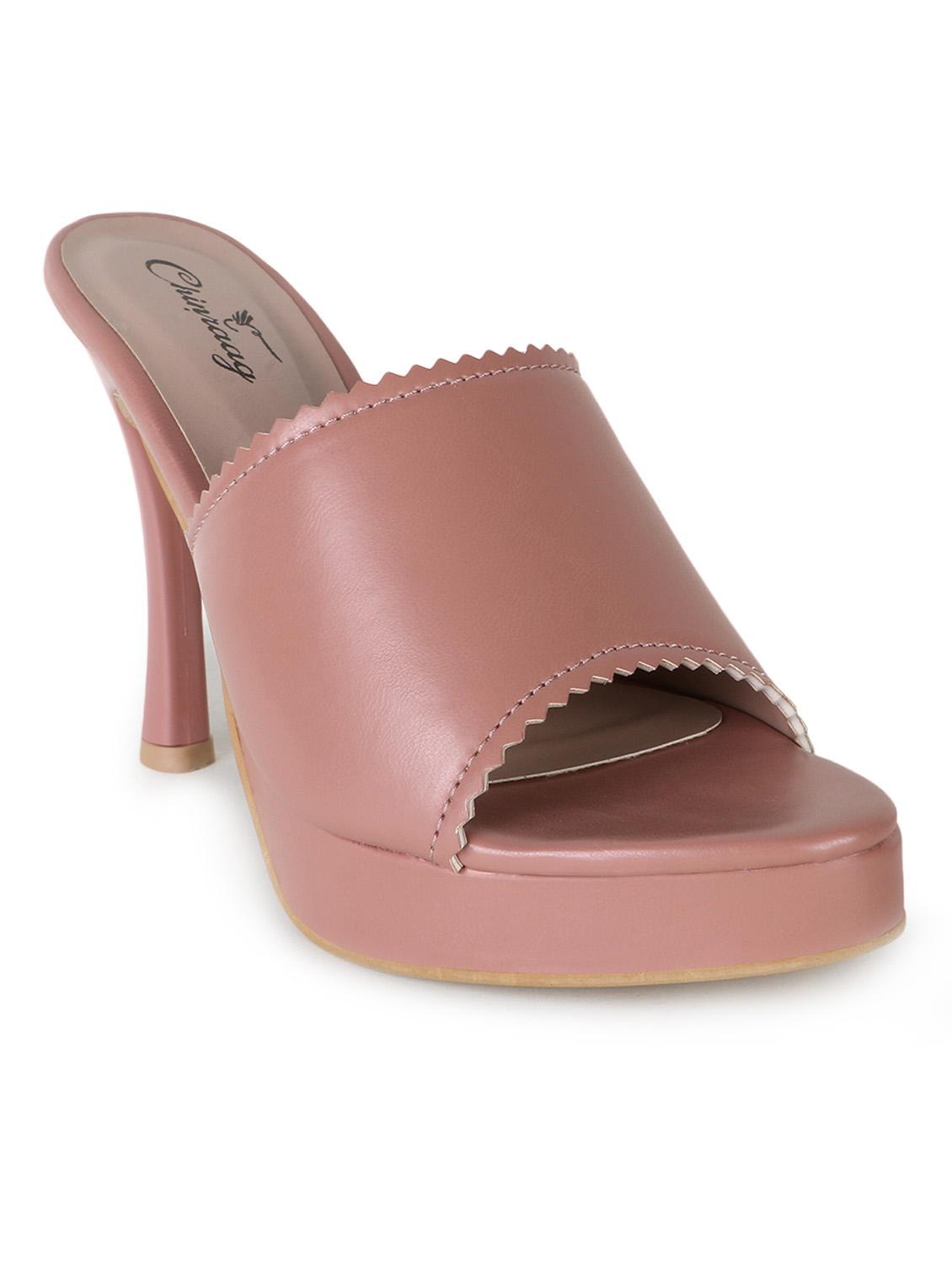 women solid slip on sandal