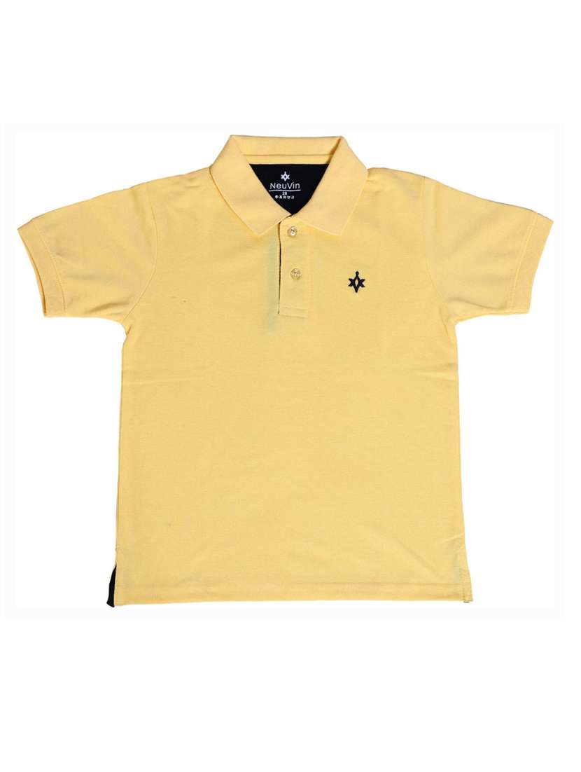 boys pack of 2 solid t-shirt  - 19172842 -  Standard Image - 3