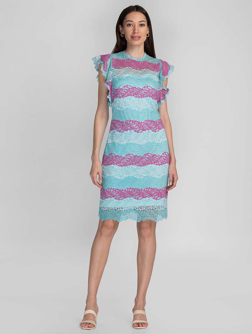 women's shift chevron dress - 19172886 -  Standard Image - 3