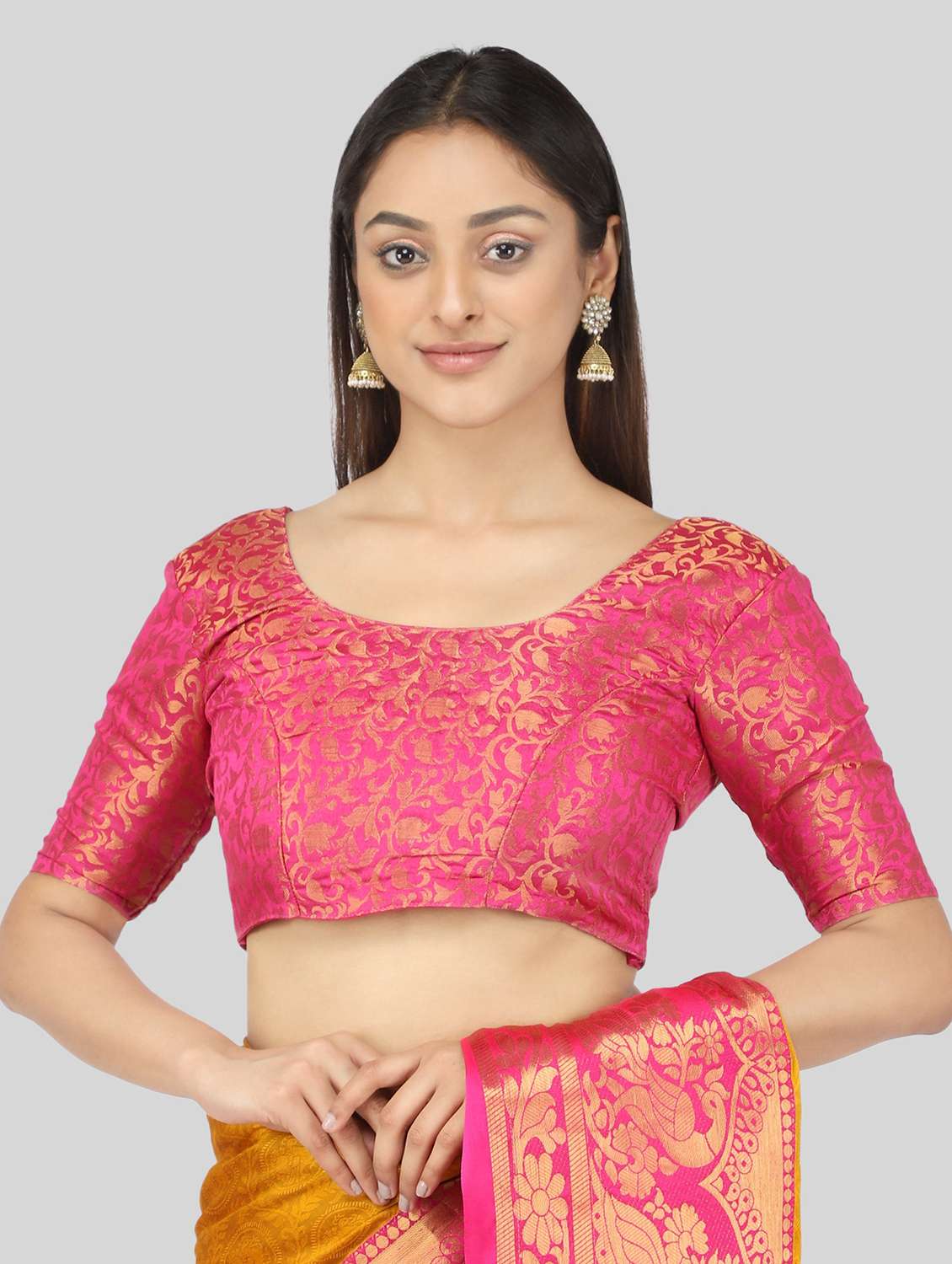 self design woven saree - 19175734 - Standard Image - 3