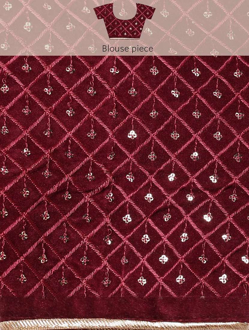 gold printed saree with blouse - 19175811 - Standard Image - 3