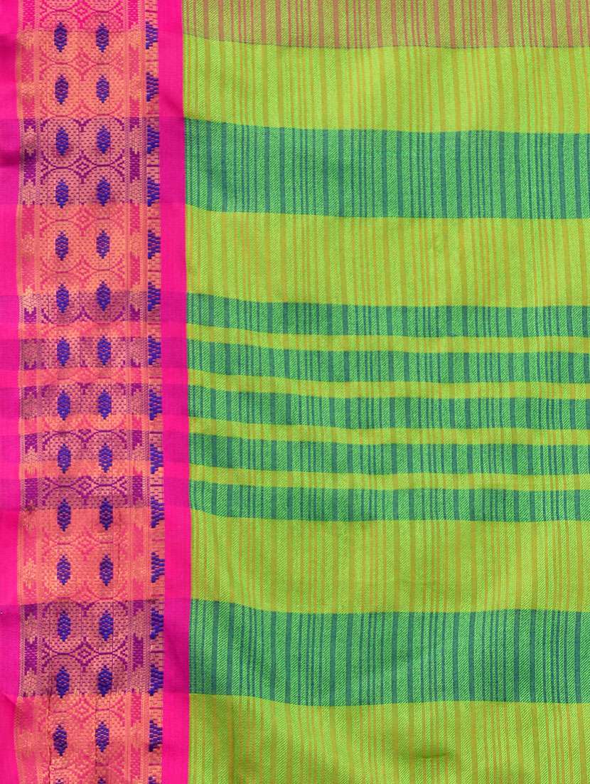 self design woven saree with blouse - 19176641 - Standard Image - 3