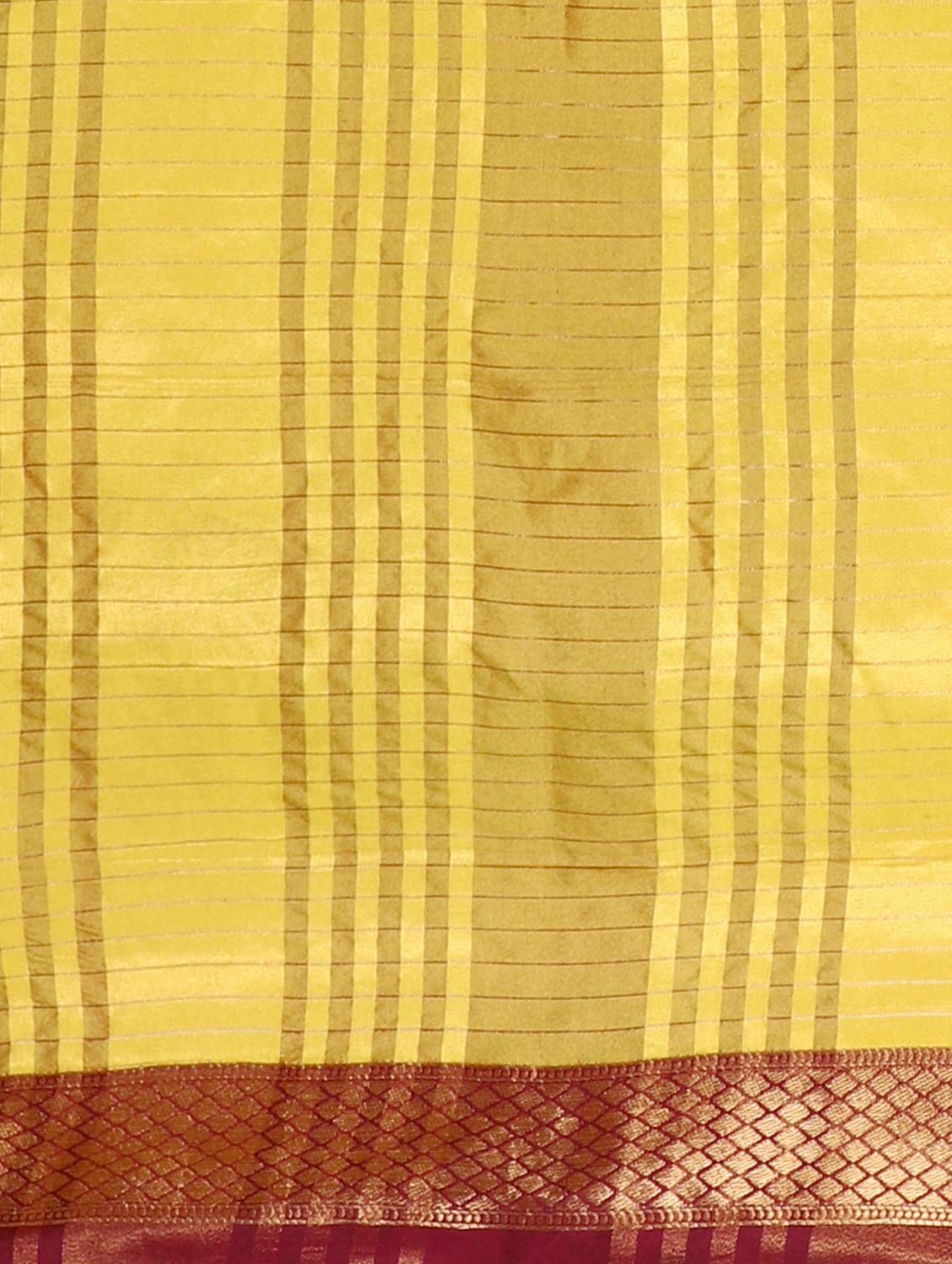 self design woven saree with blouse - 19176651 - Standard Image - 5