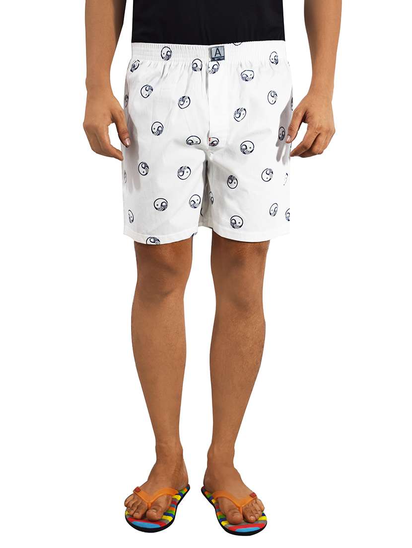 mid rise printed boxer