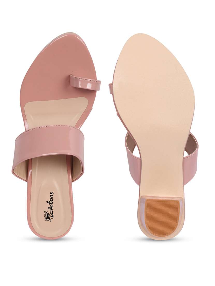 women solid slip on sandal - 19177799 - Standard Image - 3