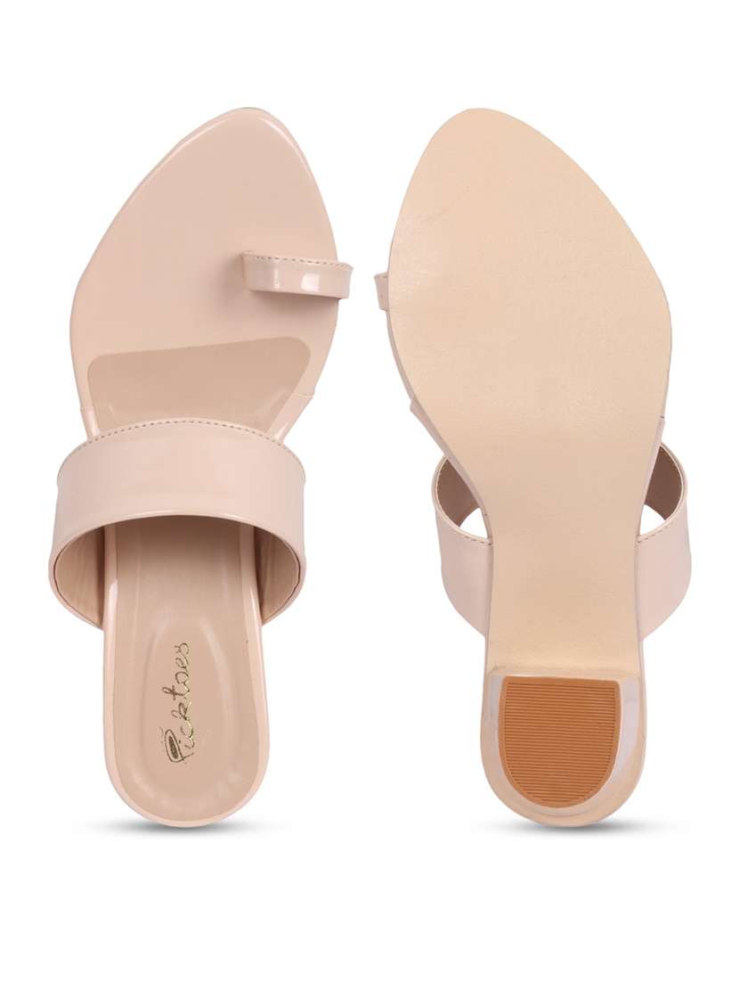 women solid slip on sandal - 19177806 - Standard Image - 3