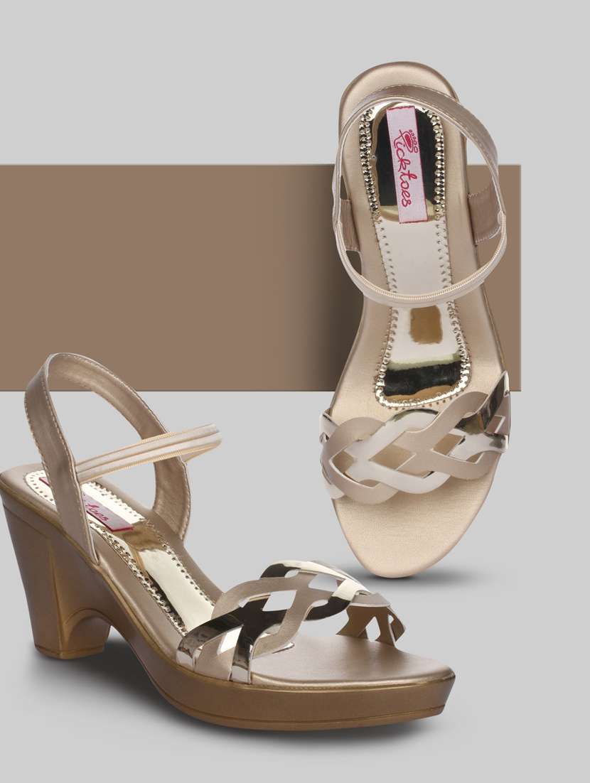 women solid ankle strap sandal