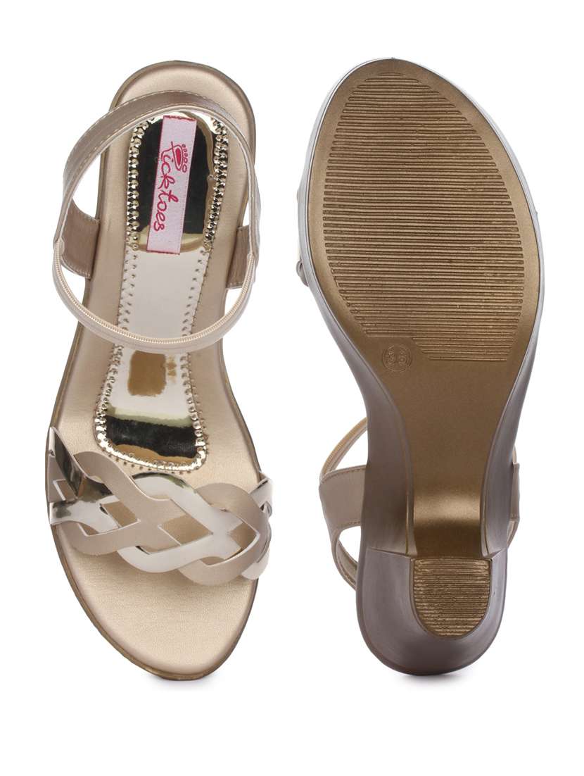 women solid ankle strap sandal - 19177854 -  Standard Image - 5