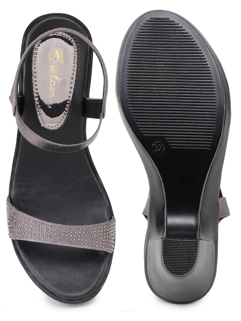 women solid ankle strap sandal - 19177890 - Standard Image - 3