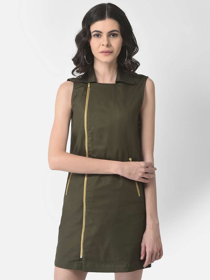 women's shift solid dress