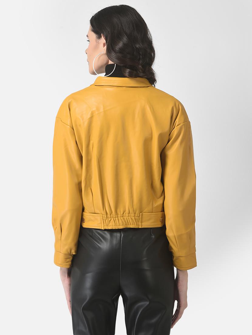 solids leatherette jacket - 19178444 - Standard Image - 3