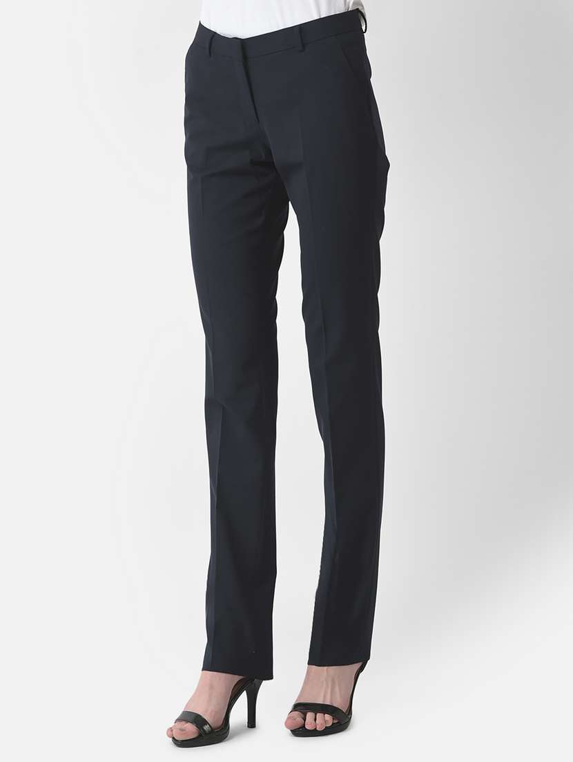 women solid long sleeve formal suit set - 19178471 -  Standard Image - 5