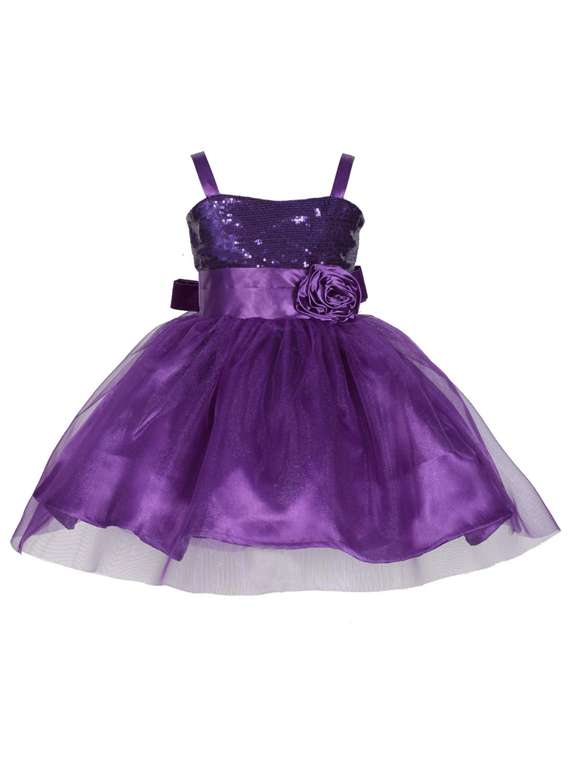 girls shoulder strap sleeveless frock