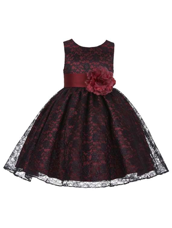 girls round neck sleeveless frock