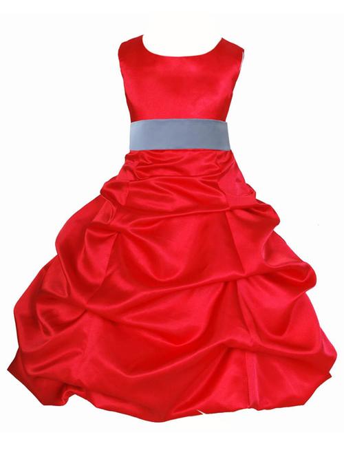 girls round neck sleeveless frock - 19178804 - Standard Image - 0