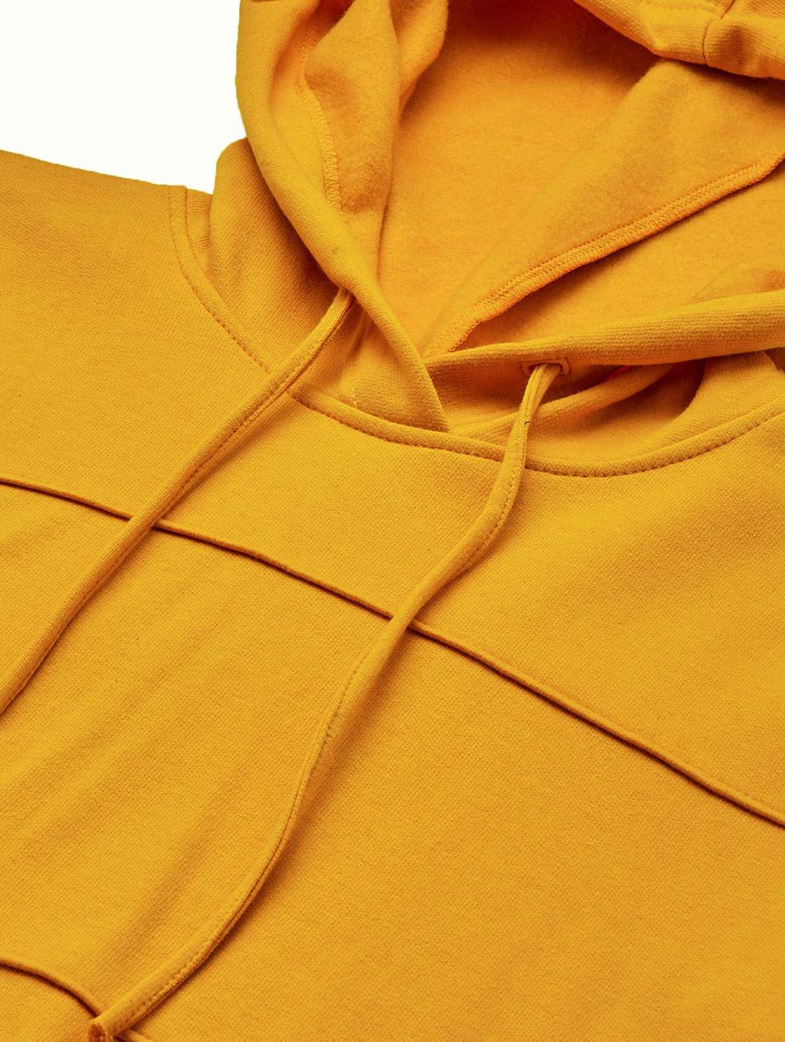 yellow solid a-line hooded dress - 19180701 -  Standard Image - 5