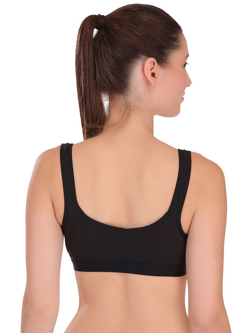  pack of 3 non padded sports bra - 19180738 -  Standard Image - 3